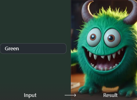 AI creature anatomy and texture details