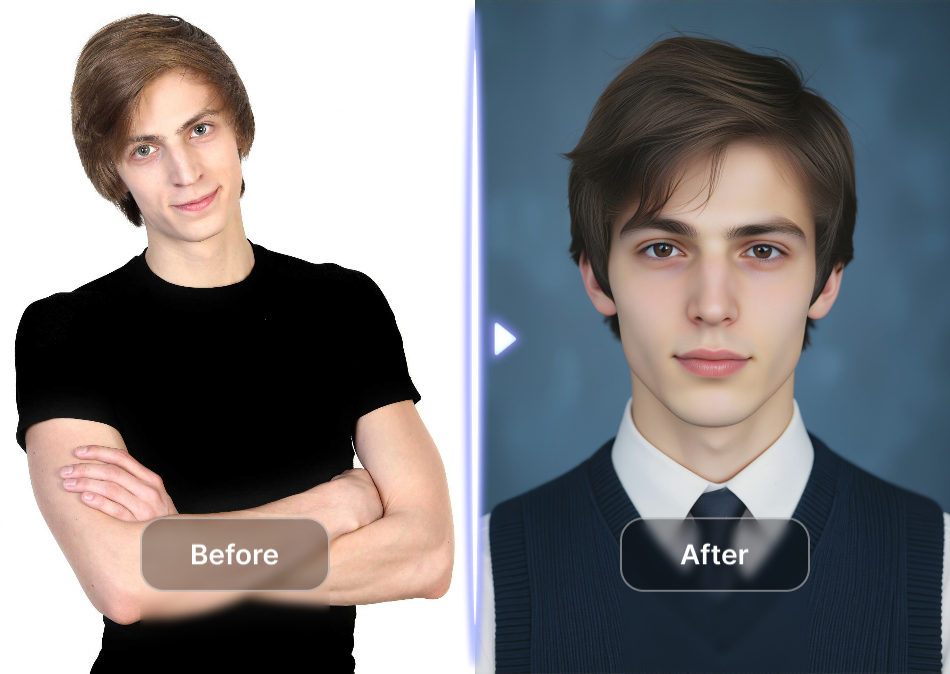 AI Powered Face Centering