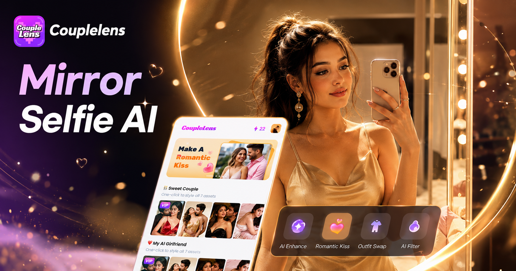 Edición de Fotos de Mirror Selfie de Instagram con IA