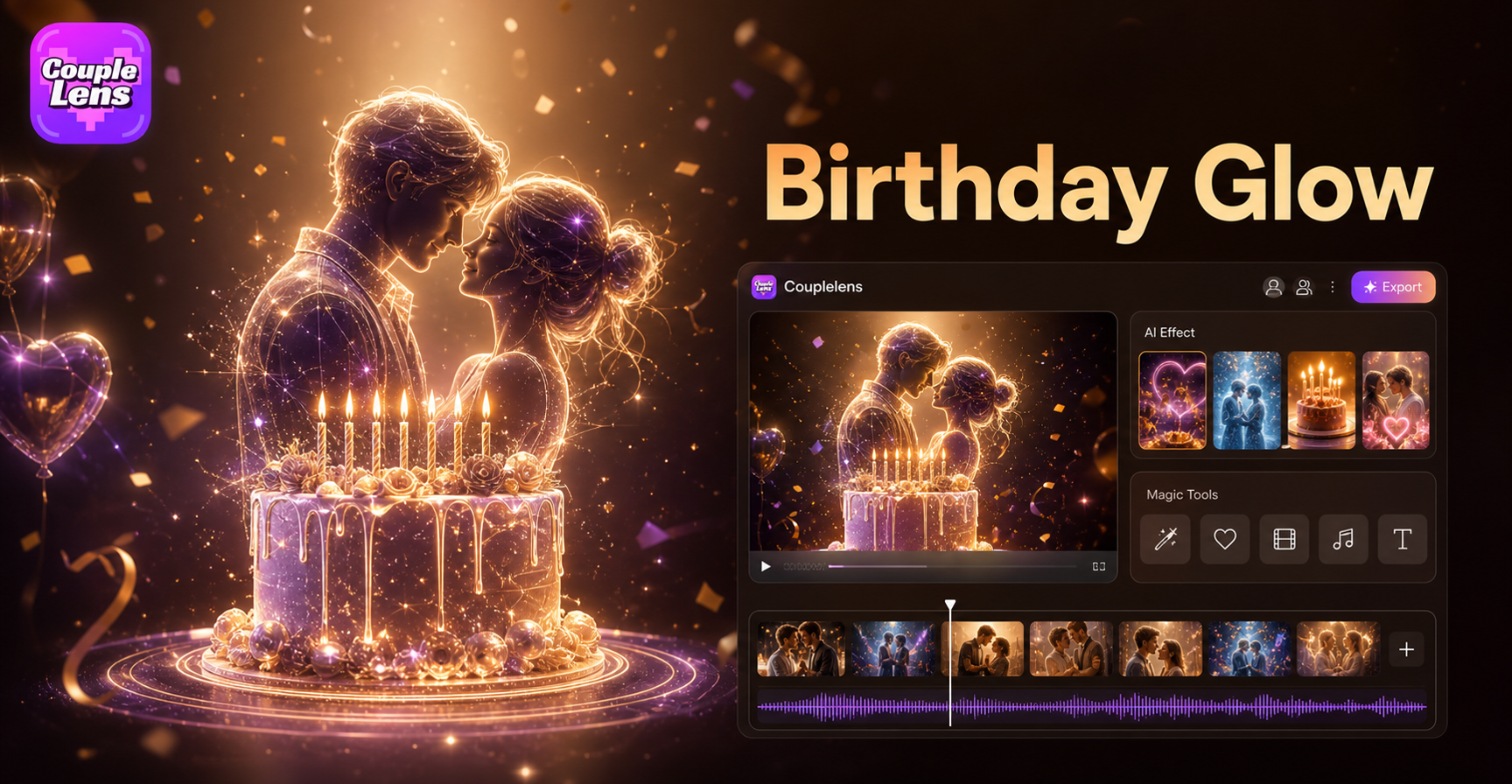 AI Birthday Party Video Effect