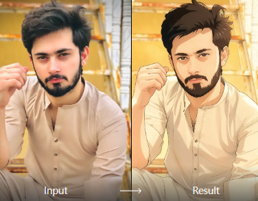 Object to object AI morph transformation