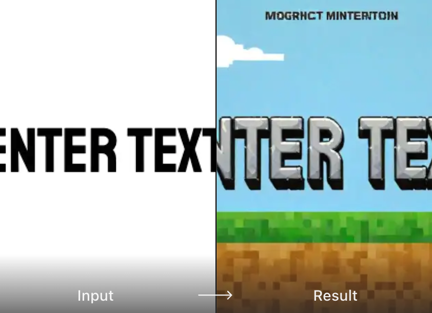 Proceso de conversión de texto a video con IA mostrando la entrada del prompt y la salida del video
