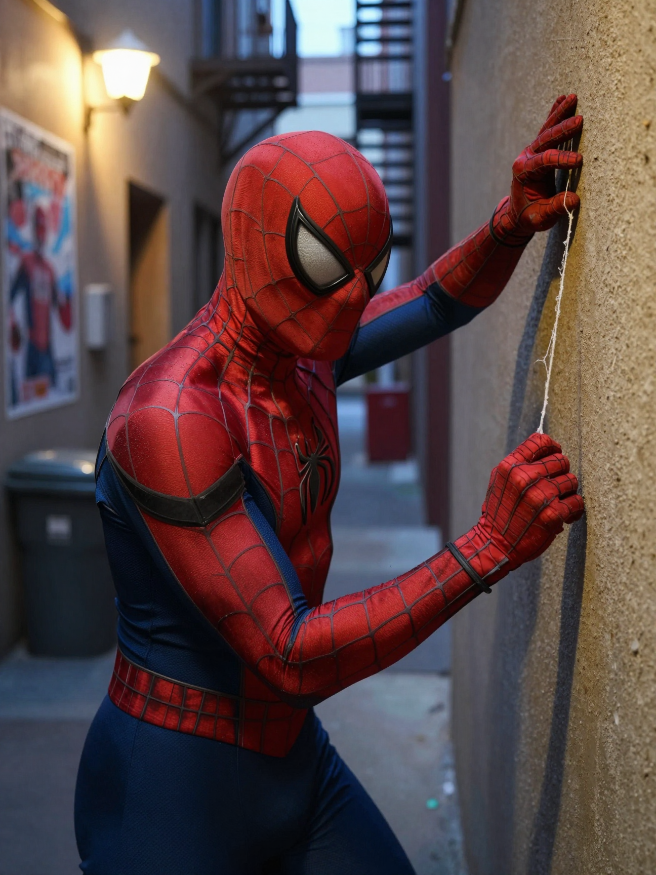 Spider Man group photo AI generation