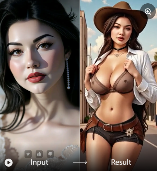 Photo to cowgirl style