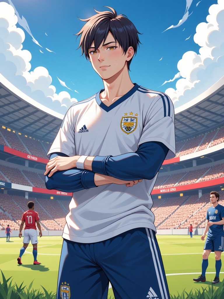 Portugal captain avatar with trophy