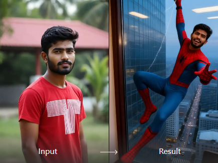 Mehrere Spider-Man-Stile