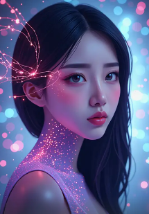Mobile App, die KI Pandora Avatar-Erstellung zeigt