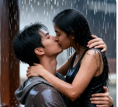 Emotional expression control in AI goodbye kiss videos