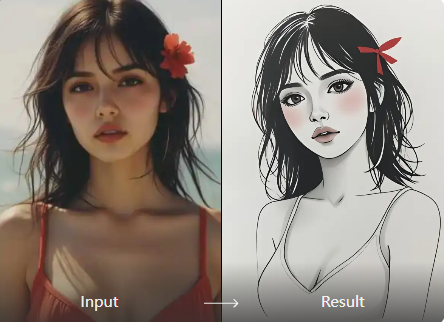 One Tap Photo to Line Art