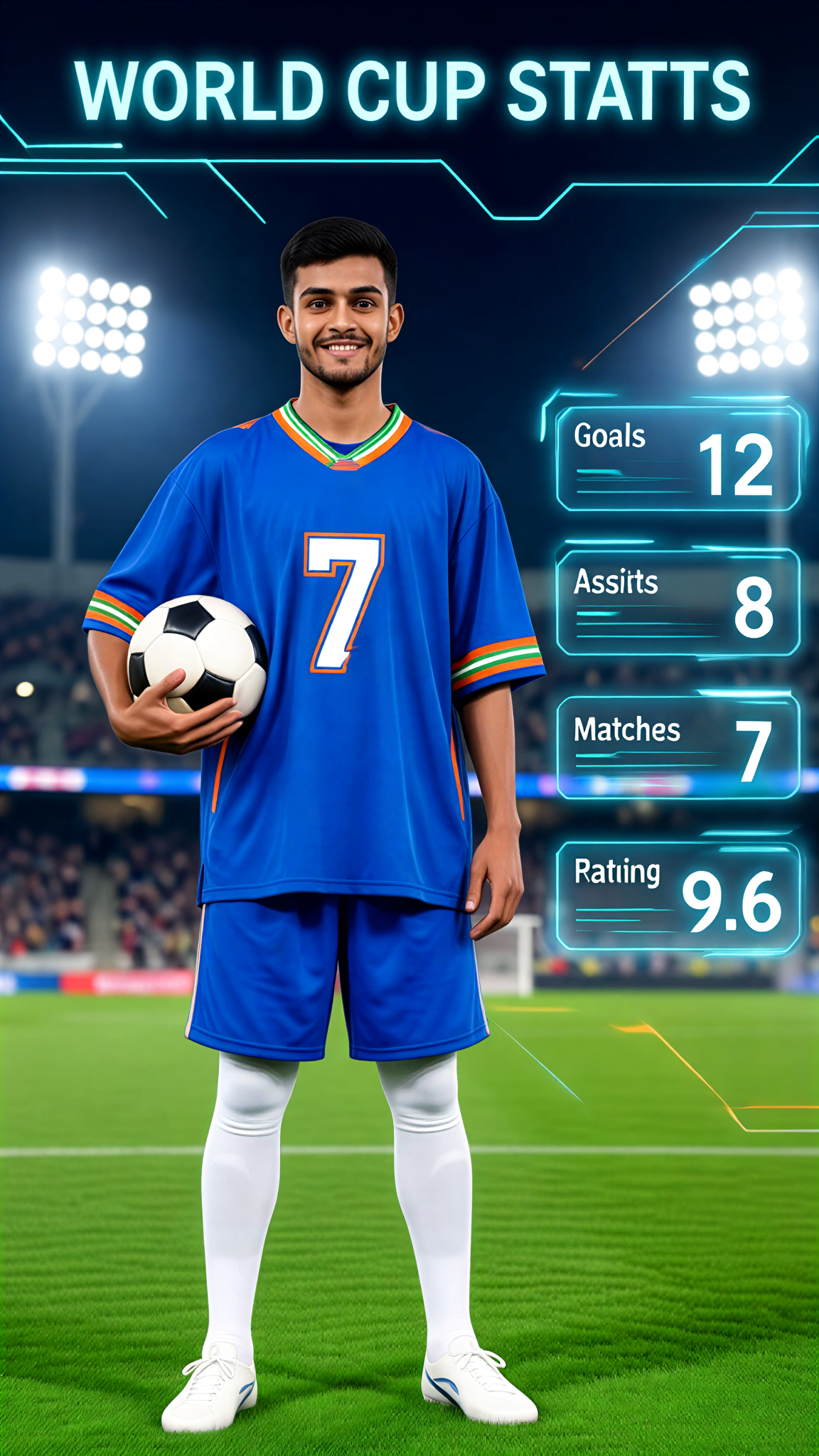 USA soccer avatar with star design