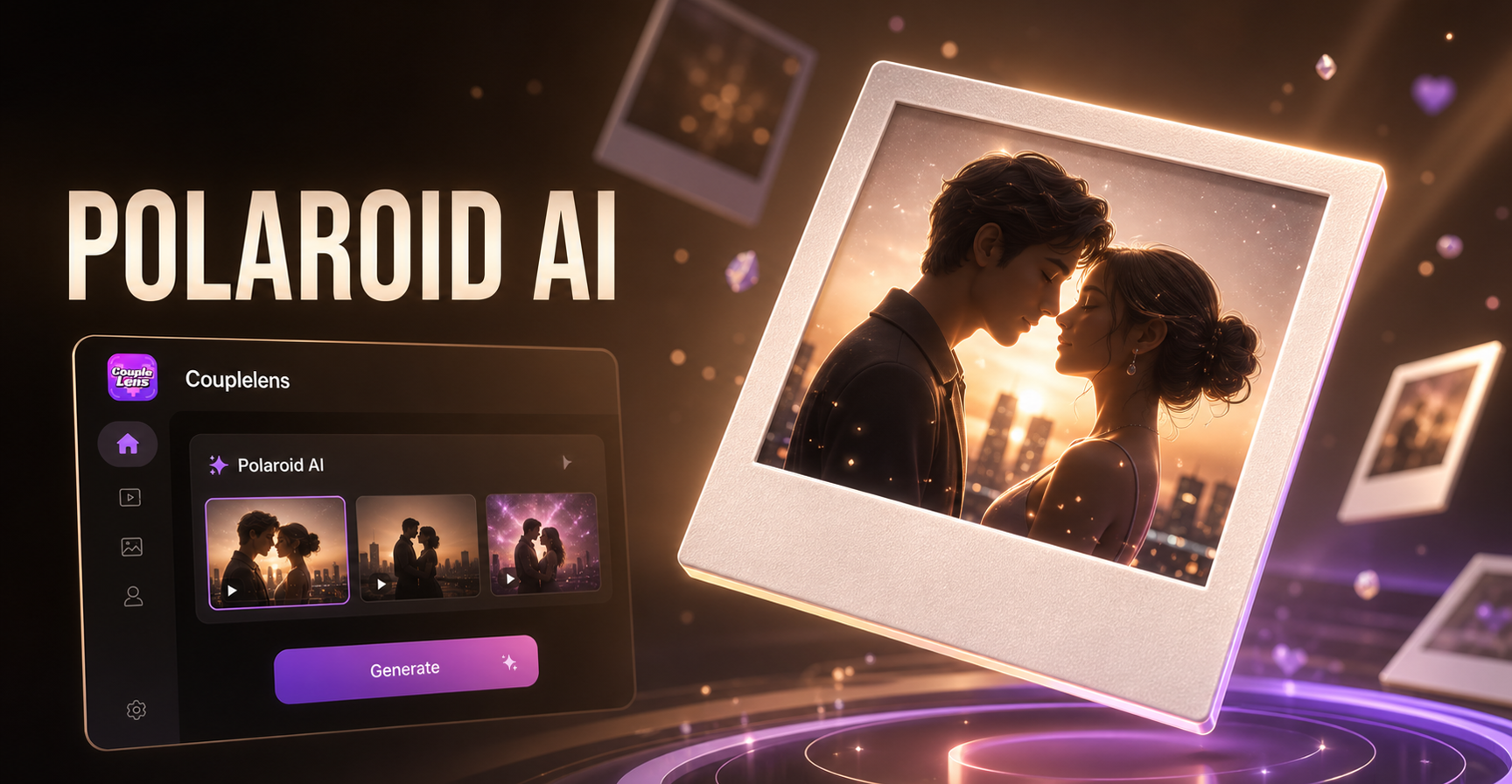 AI 3D Polaroid Video Effect