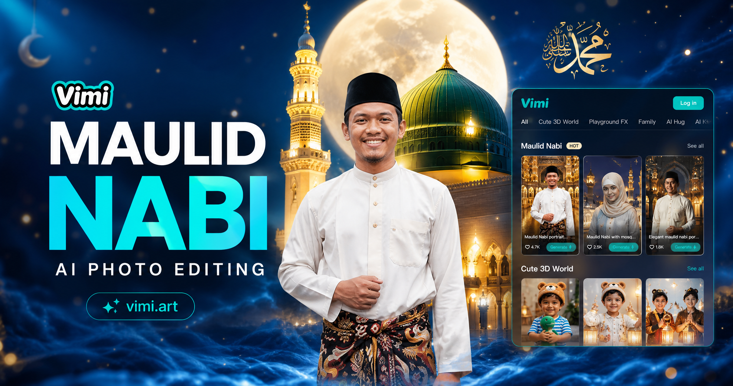 Edit Foto AI Maulid Nabi