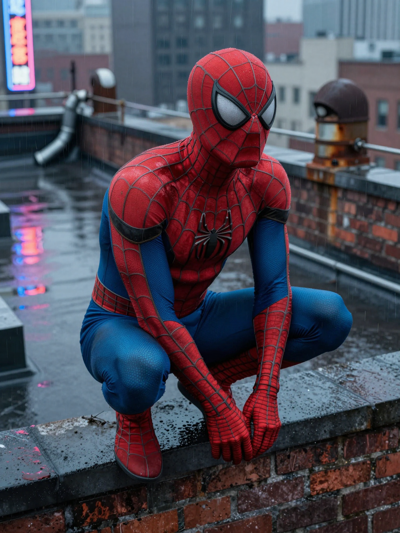 Professional Spider Man cosplay enhancement