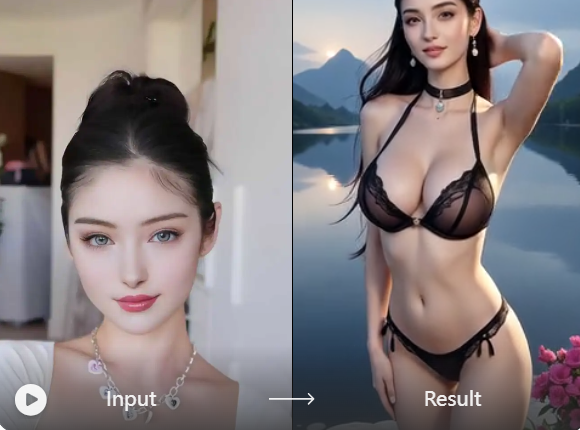 사실적인 원단 예시