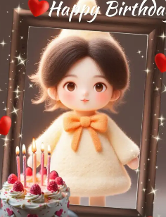 Pet birthday party AI animated video