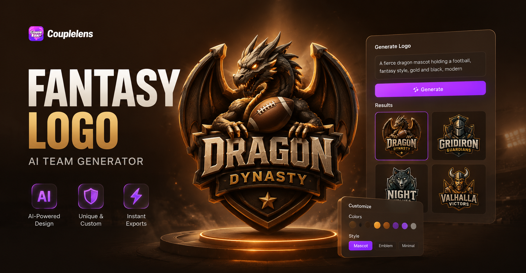 Fantasy Football Team Logo Generator