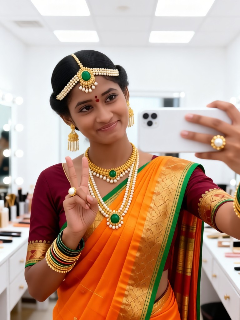 AI selfie filter application interface