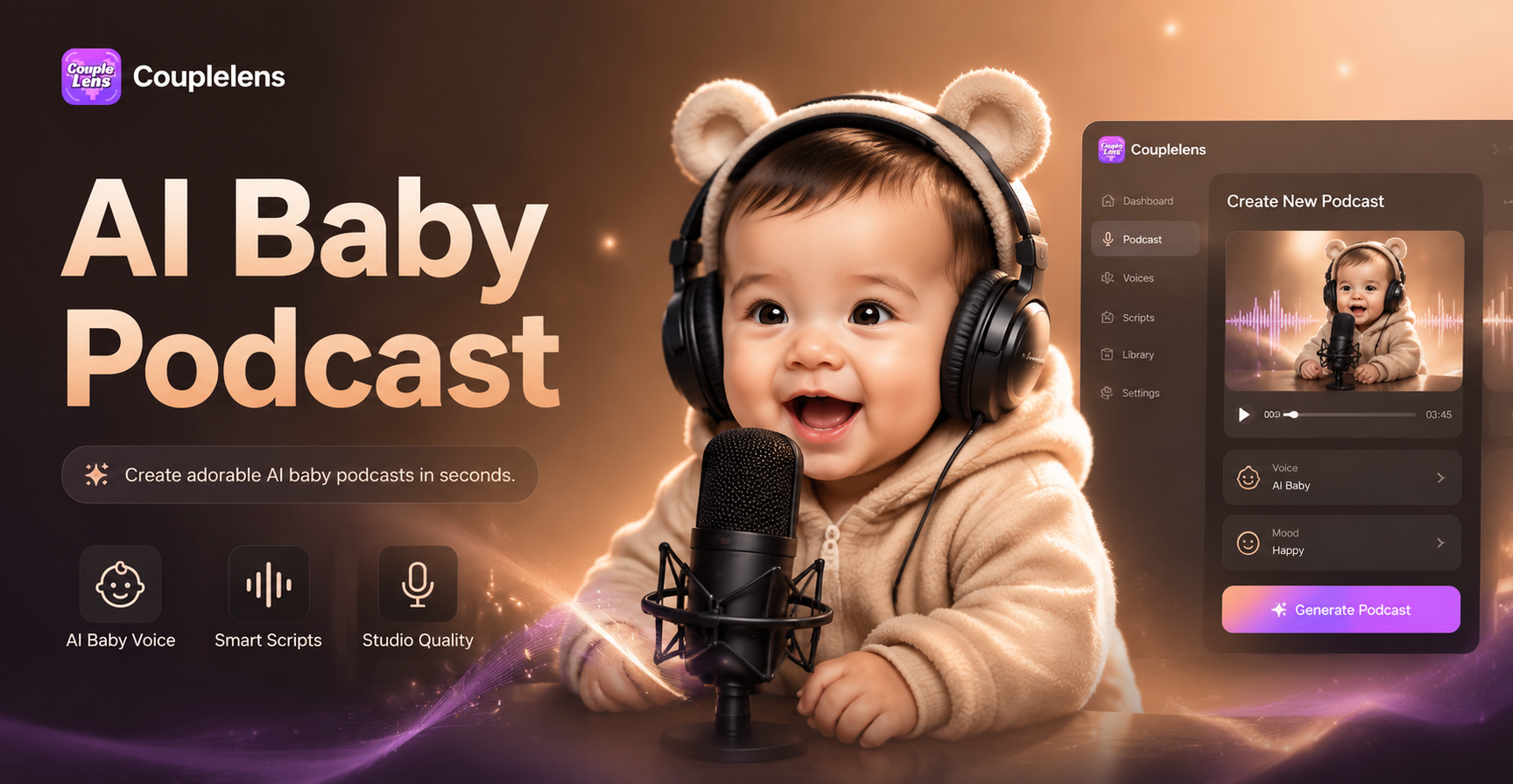 AI Baby Podcast Generator