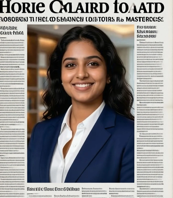 Side by side comparison of original photo and AI newspaper transformation