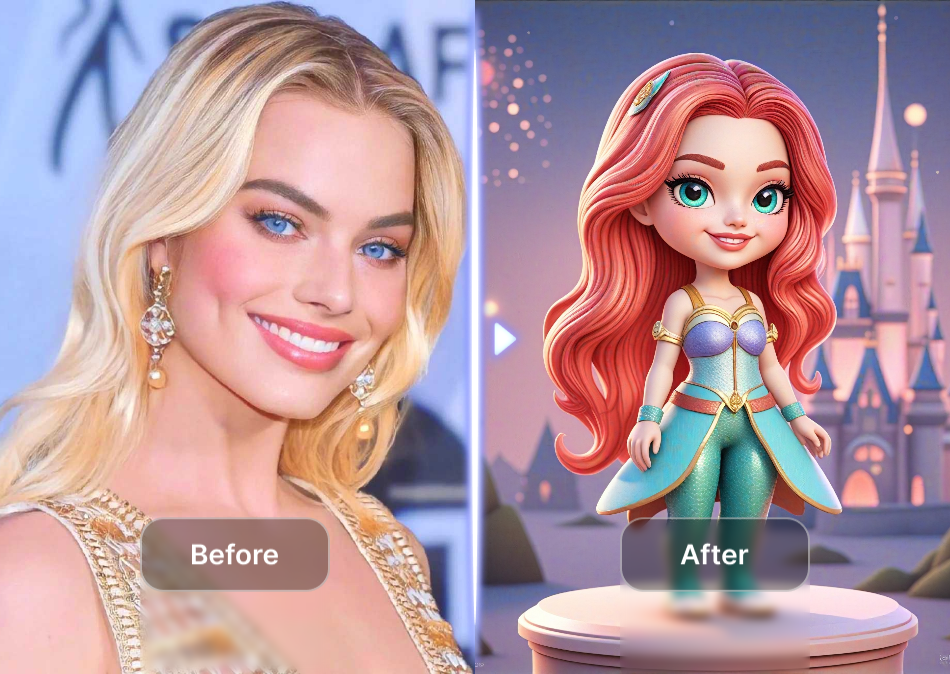 Персонаж-злодей в стиле анимации Disney от ИИ