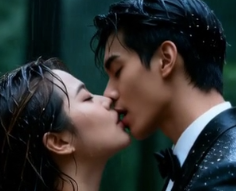 Multiple background options for rain kiss video generation