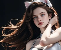 Same AI character in multiple outfits and scenarios
