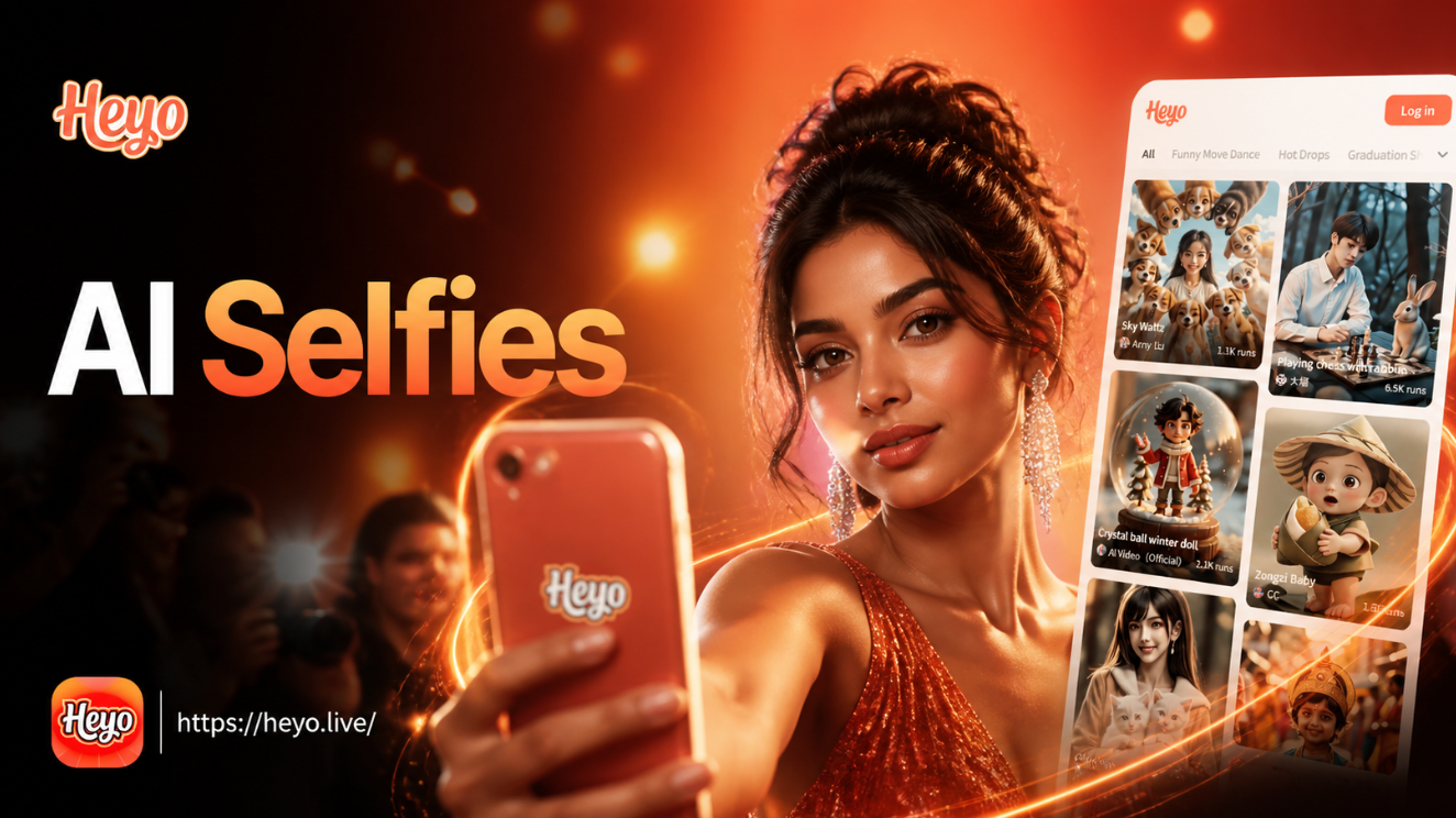 AI celebrity selfie generator results