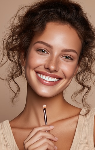 AI eyebrow filter filling sparse inner corners