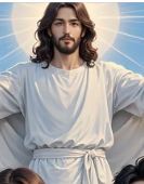KI-Jesus-Umarmungsvideo-Beispiel Familienmoment