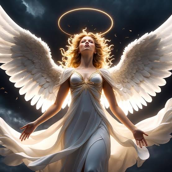 AI angel style examples showing different celestial themes