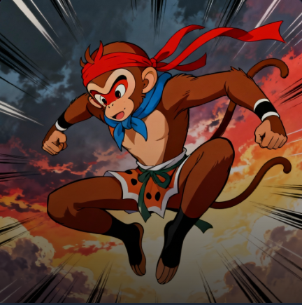 Person transformed into a cool monkey with a leather jacket