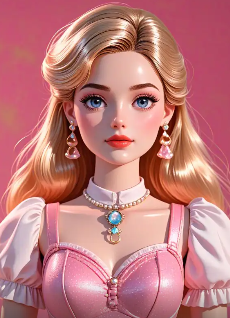Barbie movie character style AI generation
