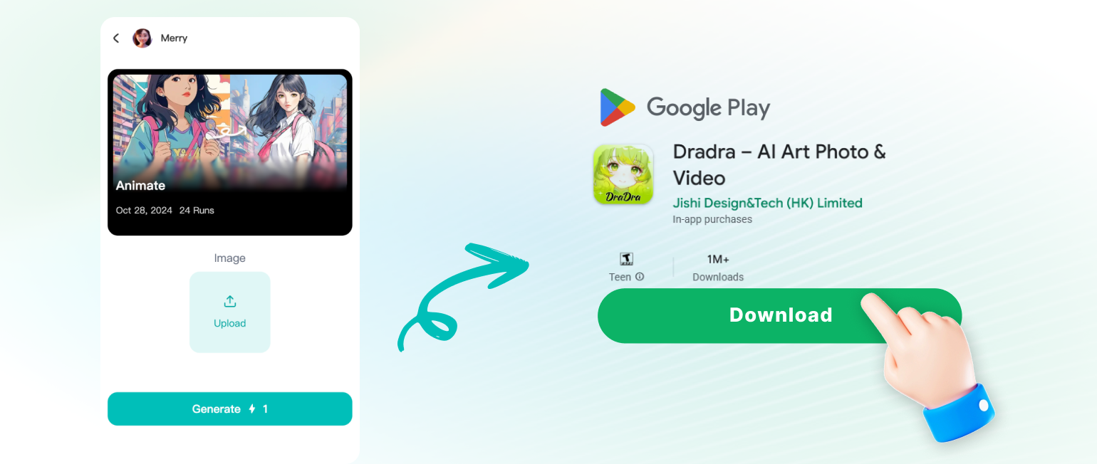 Upload a kiss photo or video to the app