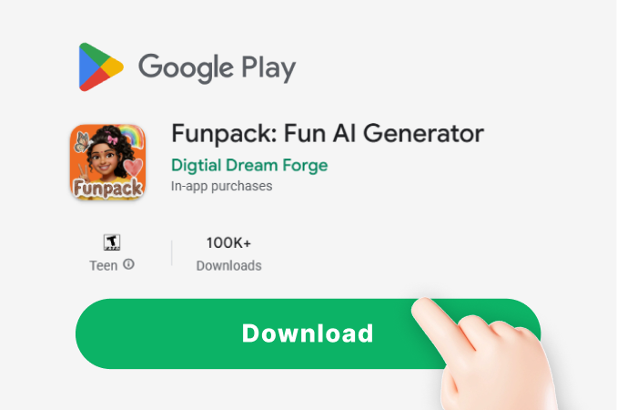 AI恐怖顔エフェクト用のFunpackアプリをダウンロード