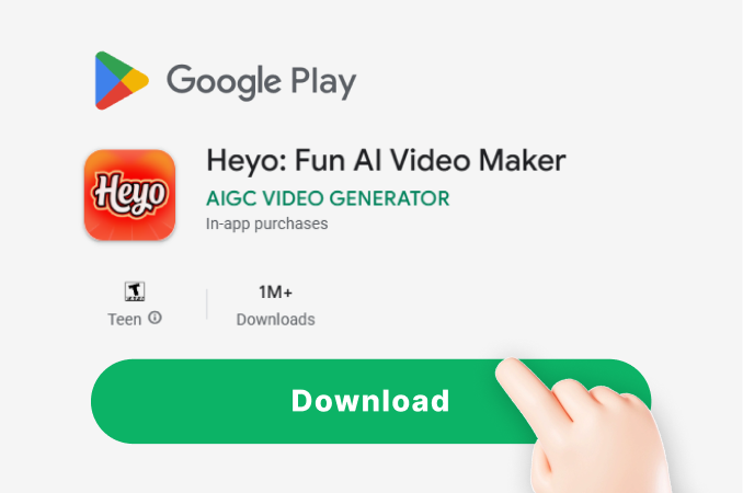 Download HeyO app for AI laughing effect