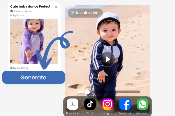 Compartir tu foto final con filtro boho