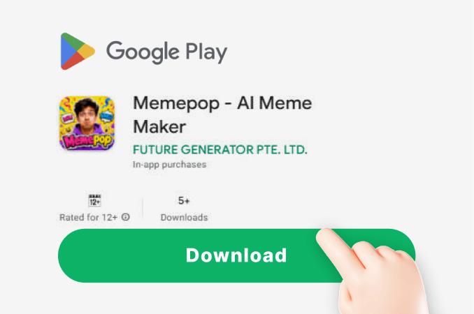 Descarga la aplicación creadora de videos con IA memepop