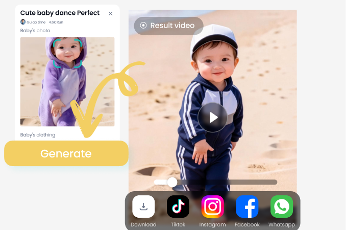Download and share your finished professional AI headshot