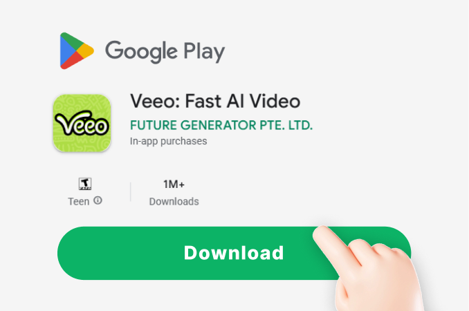 Baixar app veeo da Google Play
