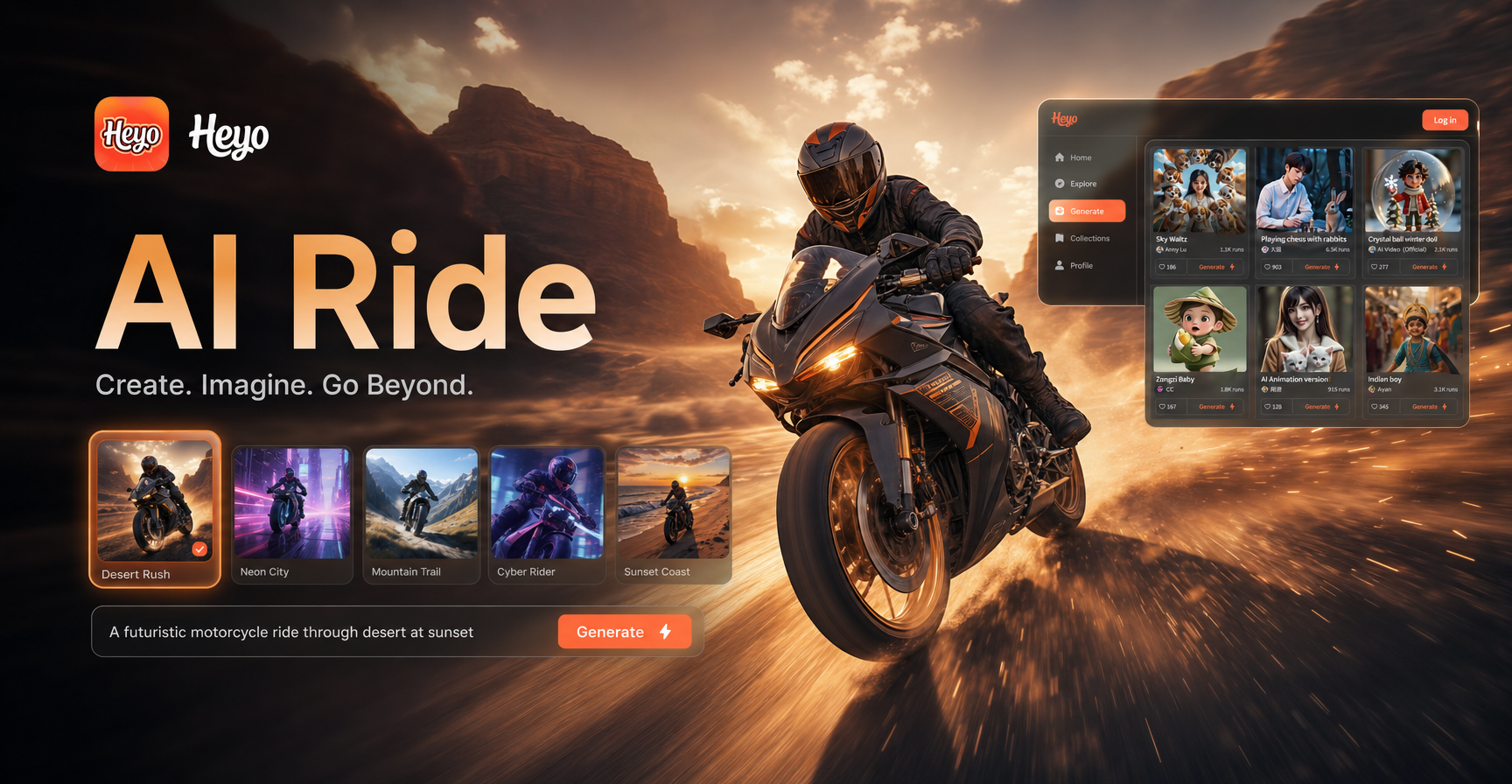 Create Your AI Motorcycle Ride: Generate Custom Bike Scenes