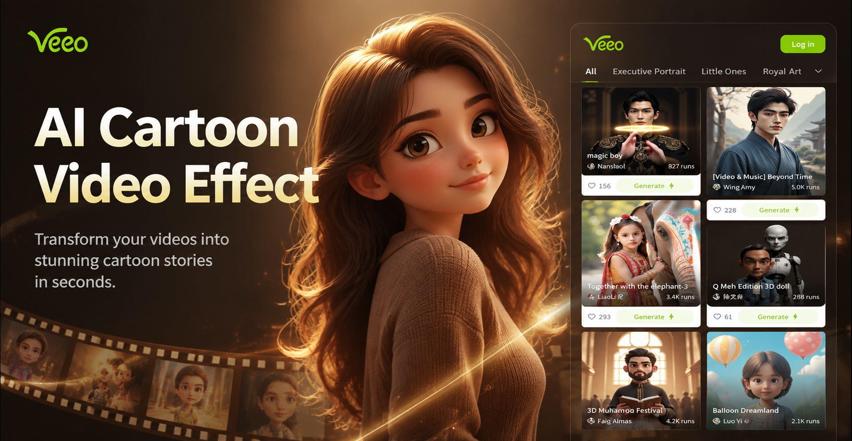 Ai Cartoon Video Effect