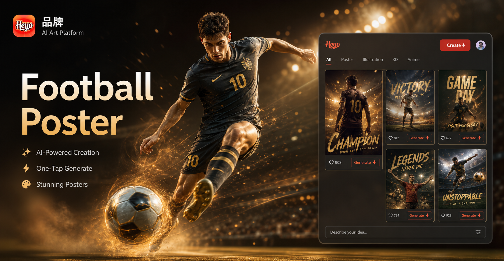 Design Winning Football Posters with AI