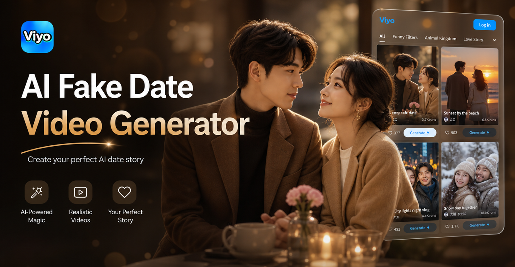 Create Realistic AI Date Videos in Minutes