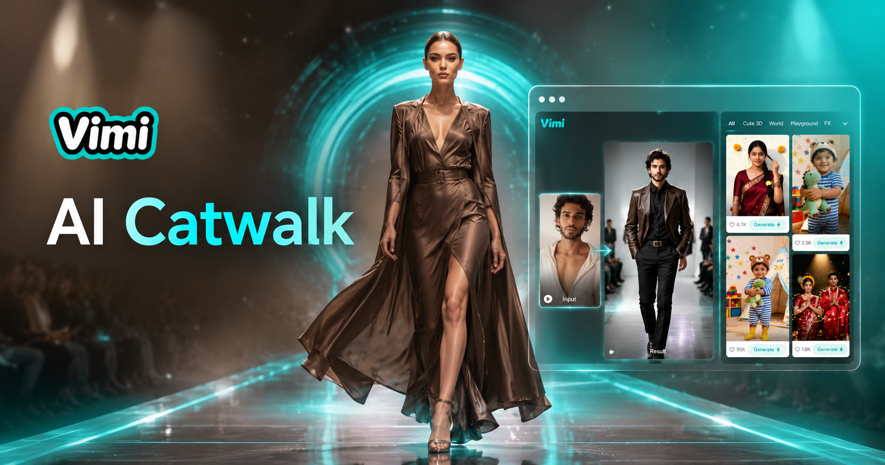 Vimi AI Catwalk Generator: Ubah Foto Menjadi Video Runway Fashion