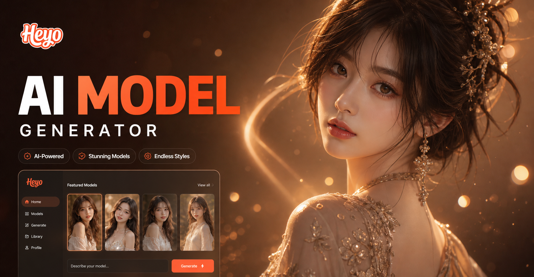 Heyo AI Model Girl Generator: Create Stunning Fashion Model Images
