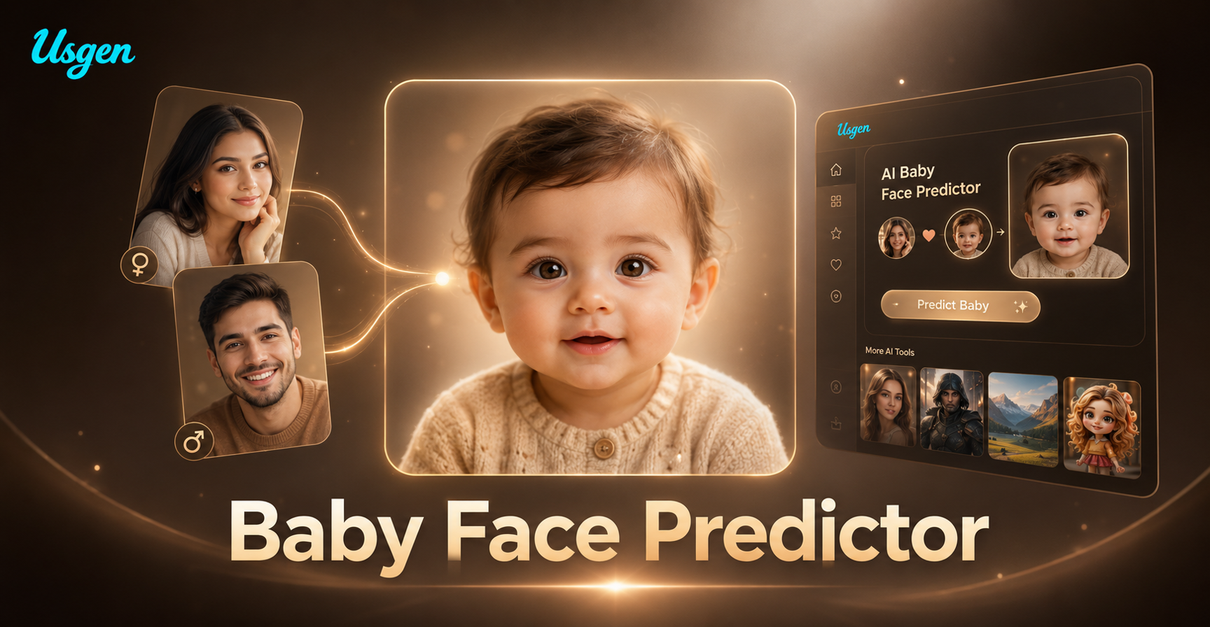Usgen AI Baby Generator: Free Baby Face Predictor Online