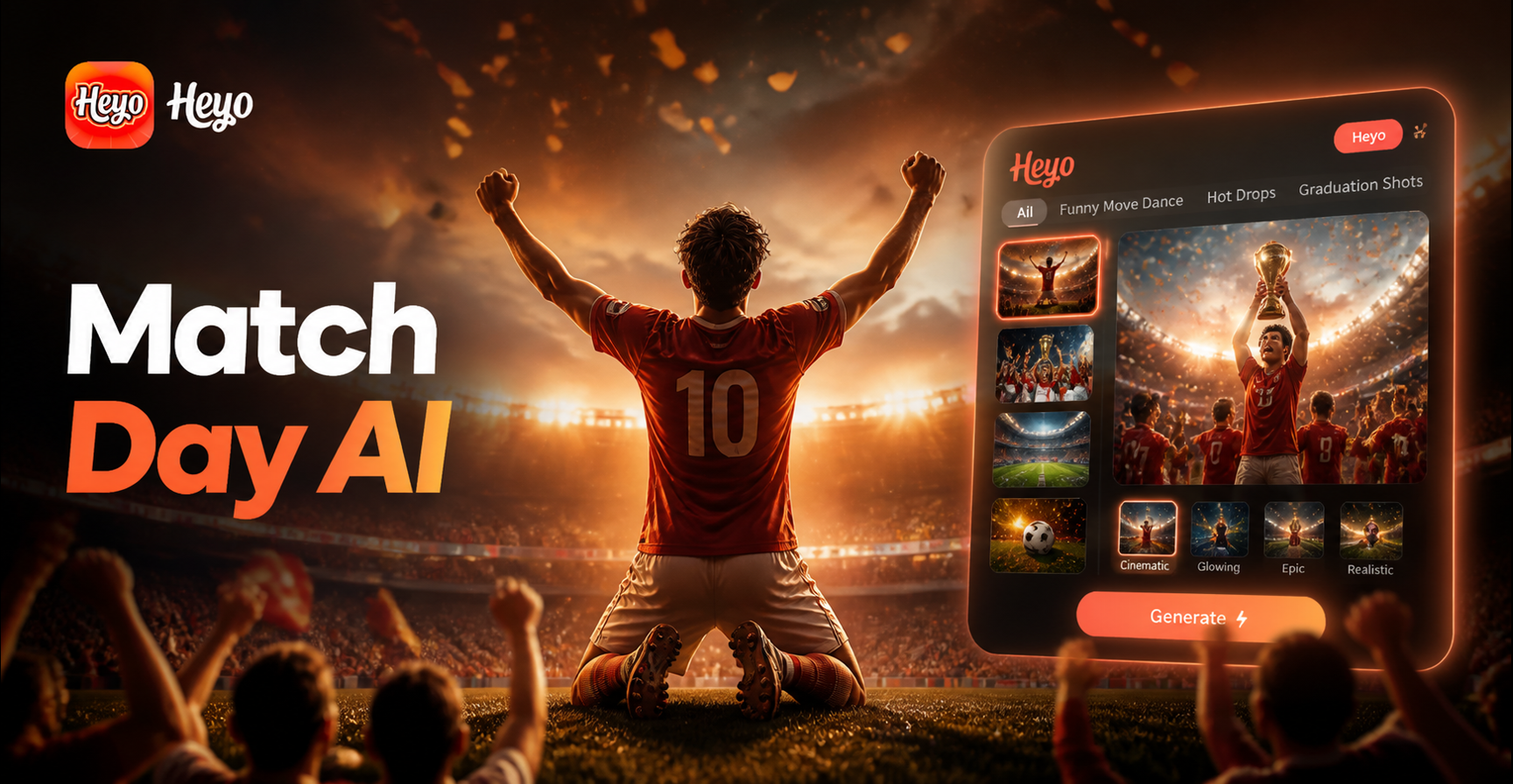 Create World Cup Match Day Photos: AI Fan Poster & Profile Maker