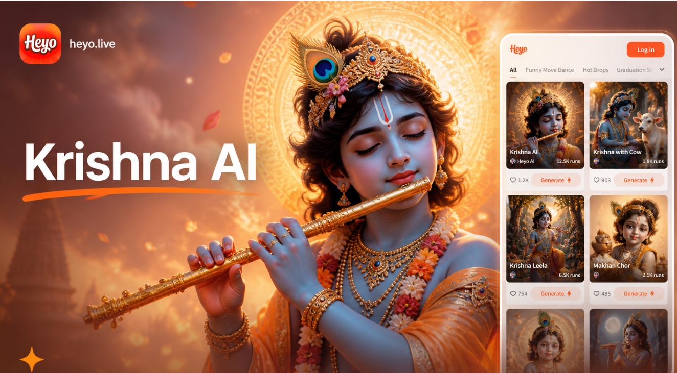 Create Divine Lord Krishna AI Photos in Seconds