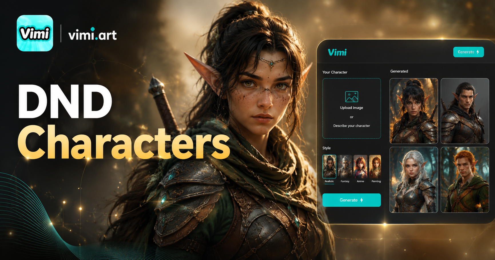 AI DND Character Generator: Buat Pahlawan Fantasi dengan Vimi