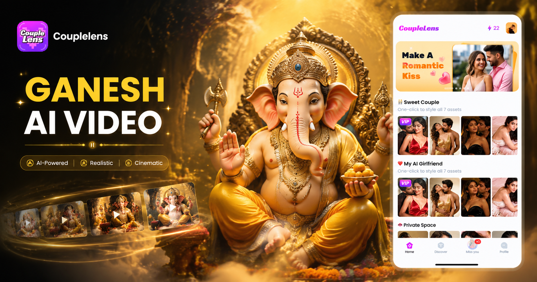 Ganesh Murti AI Video Generator: Create Devotional Clips Fast